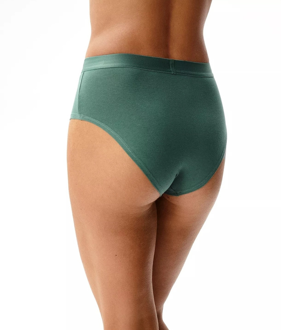 Atlantic 3CLP-009/Z26 Maxi Sport chiloți damă 3-pack 95% bumbac maro-roz-verde