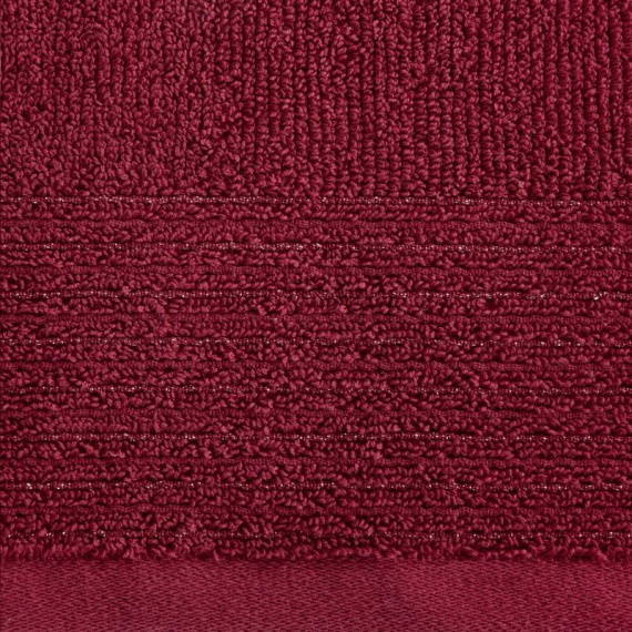 Set de 3 prosoape Eurofirany 500 GSM bumbac în cutie premium bordo