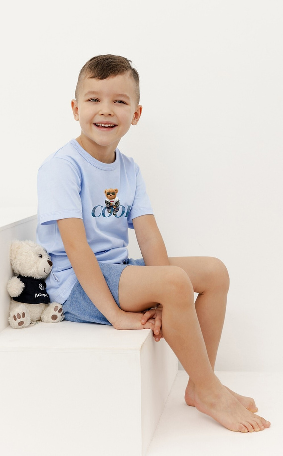 3410, 3411 Pijama băieți Lucas Taro - albastru