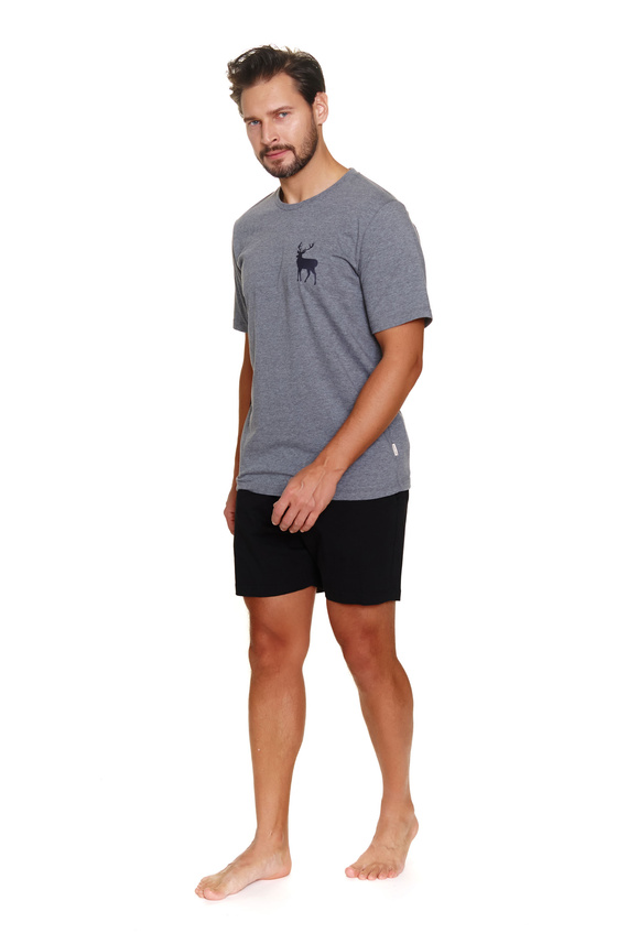 7235 Pijamale pentru bărbați Doctor Nap - gri închis