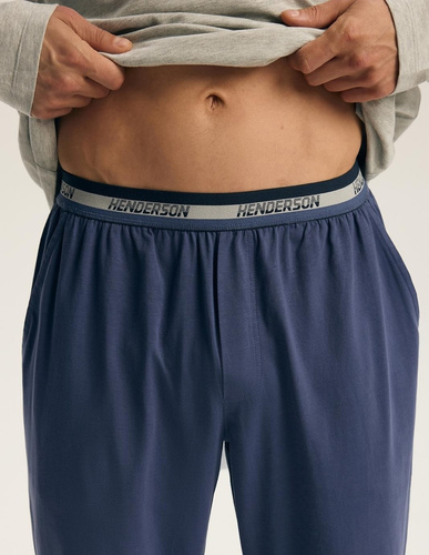 Henderson Core 45500 Flank Verde Pijamale bărbați lungi 100% bumbac