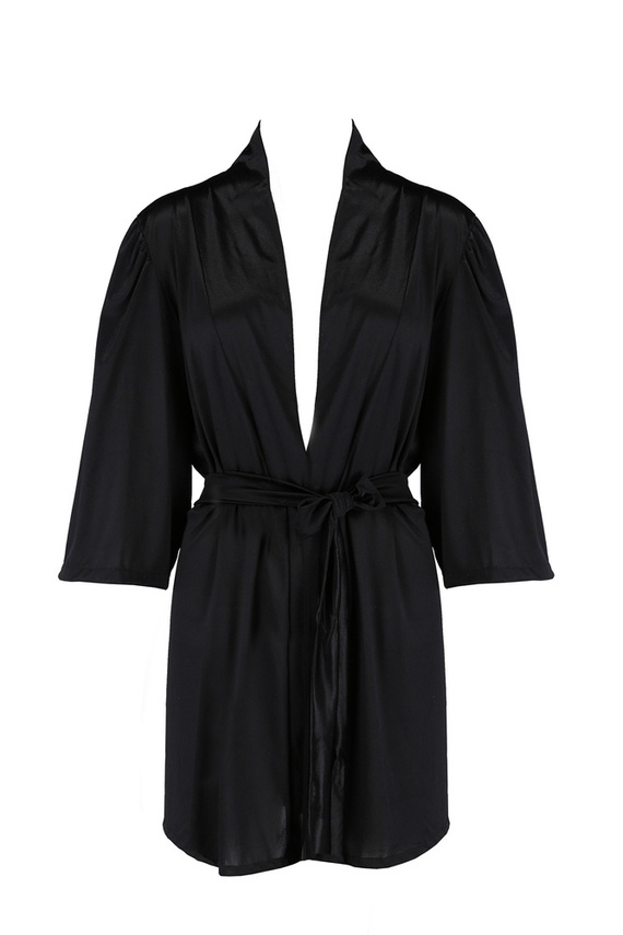 Sybilla Peignoir Szlafrok damski Casmir czarny