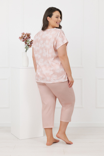 Pijama KALINA Italian Fashion – 100% bumbac, 3/4