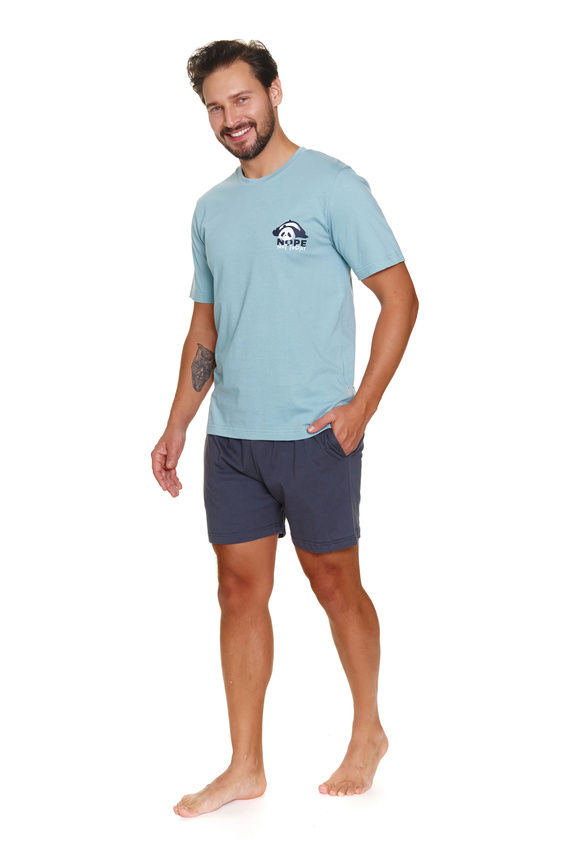 7232 Pijamale pentru bărbați Doctor Nap - albastru ca gheață