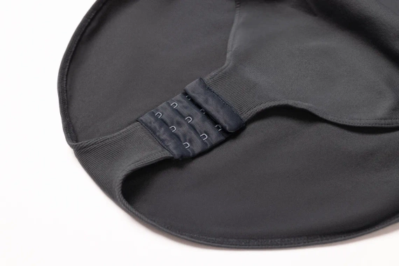 Body de dama Mona gri de baza cu maneca lunga