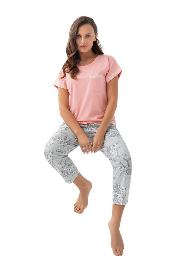 342 pijamale de dama Luna - coral