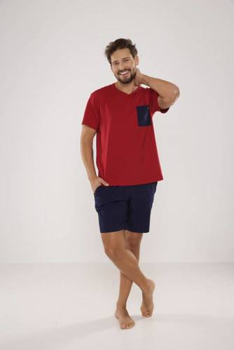 646 Kevin Pijama pentru bărbați De Lafense - maro