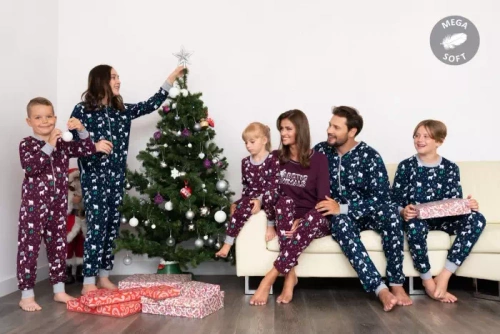 Sid Pijama pentru copii Italian Fashion - imprimeu burgundy