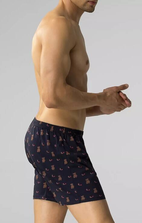 2GMB-006 Boxer bărbați Atlantic - bleumarin - smarald