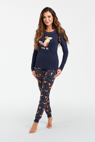 Pijama Wasilla pentru femei cu mânecă lungă, pantaloni lungi Italian Fashion 