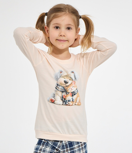 Pijamale pentru fete Cornette Home Friends 594/203, 592/203 – 100% bumbac