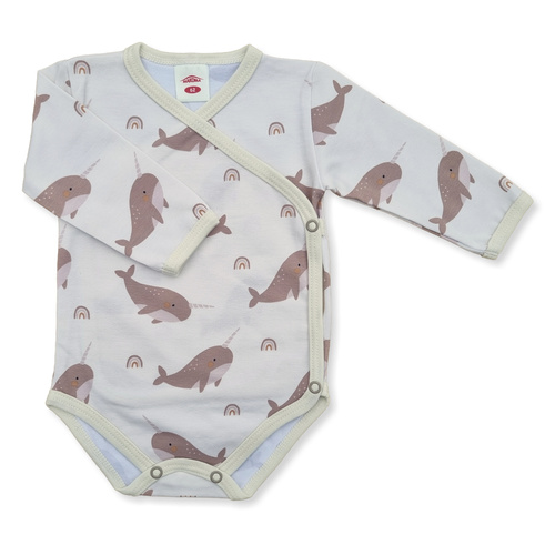 03256D Body pentru bebelusi "Marlin" cu maneci lungi Makoma