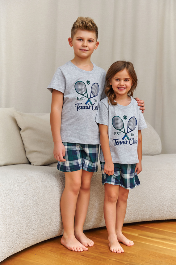 Pijama copii Doctor Nap 7402 Tennis bumbac