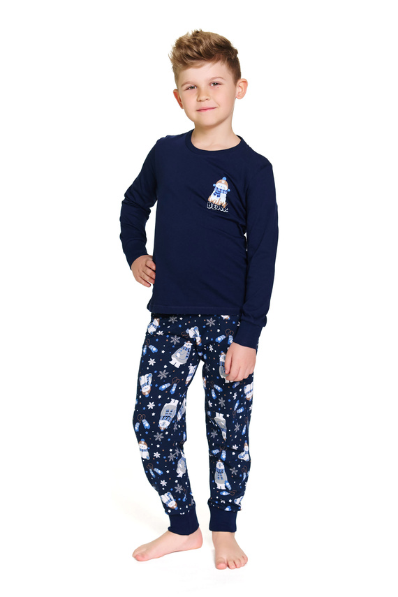 Pijamale pentru copii Doctor Nap Cozy Bear 7339 - 100% bumbac, unisex
