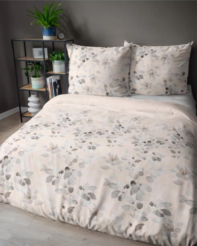 5084 B Home Satin Lenjerie de pat Satin, crem Detexpol crengute