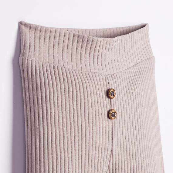 228016 Nicol FARMA Pantaloni bebe din bumbac cu dungi, gri