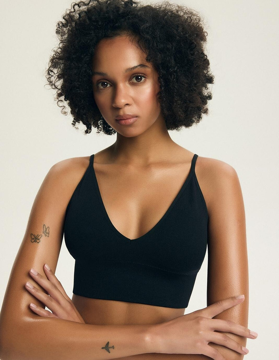 Sutien tip top fără balene Henderson Arleen 2 44180 – material rib