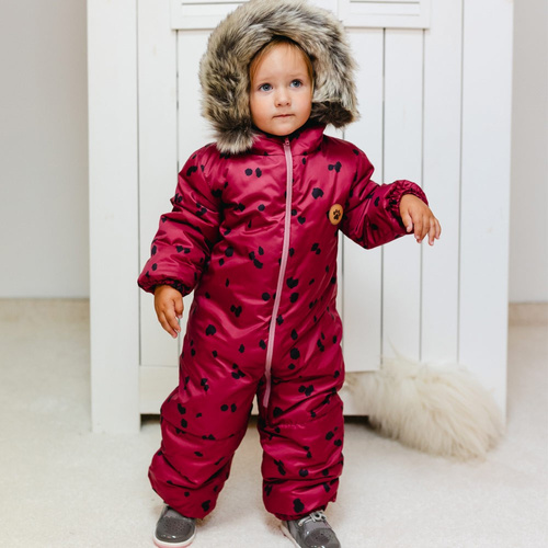 Dogs & Spots Eevi salopetă de iarnă - fructe de pădure