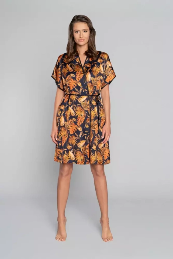 Halat de baie Monstera pentru femei Italian Fashion- print