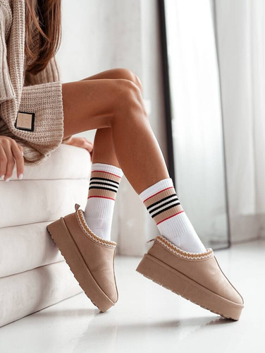 0071-006 Sosete de dama Unique Milena jumatate terry - alb