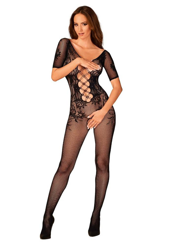 F238 Bodystocking Obsessive - czarny
