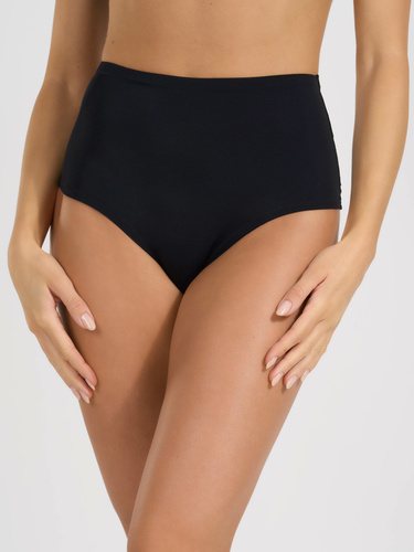 Chiloți Leila - clasici, confortabili, cu finisaj feminin Spiman negru