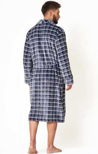 Halat de baie pentru bărbați MGL 432 Key - bleumarin