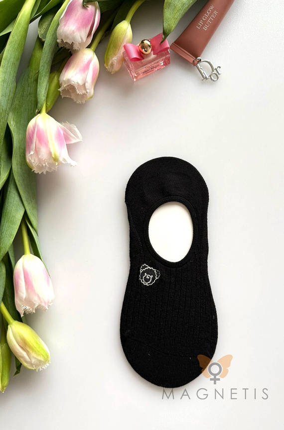 Șosete balerini damă YN-251131 Magnetis – viscoză cu silicon la călcâi