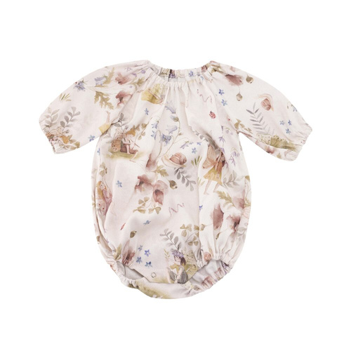 Body bebelus Fairies Bamboo cu maneci lungi Makaszka - 100% bambus