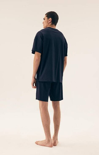 42605 Pijamale pentru bărbați Sol Core Henderson - bleumarin