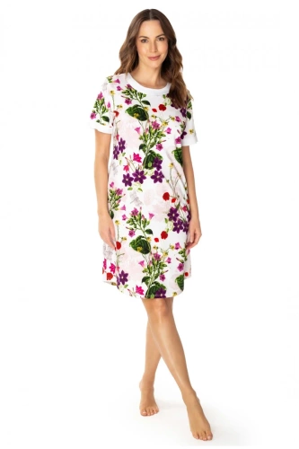 86669 Cămașă de noapte Nataly Seagull cu imprimeu de flori