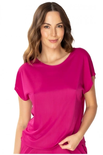 86683 Larisa Bluză pijama pescăruş fucsia