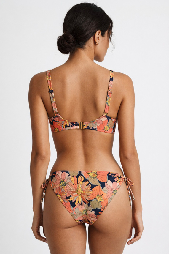 Mediolano Orango 20004 slip bikini tropical cu șnururi laterale