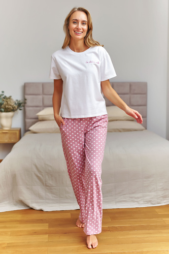 Pijama damă Doctor Nap 7456 100% bumbac – set confortabil pentru somn