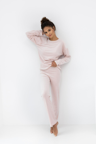 Pijamale Harmony Homewear Sensis Velour – producție poloneză, mâneci lungi și pantaloni