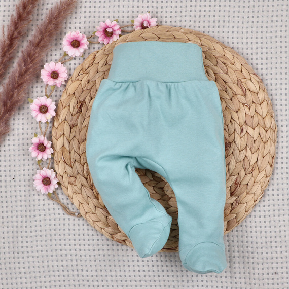 Set bebeluși NINI Colorful Fruits bumbac organic body pantaloni căciuliță fete