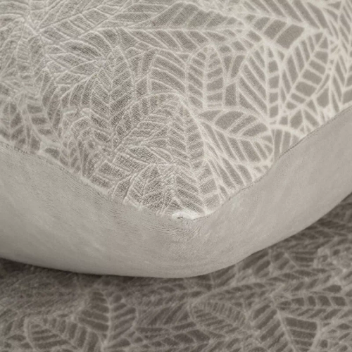 Lenjerie de pat din velur Flano 3 frunze Eurofirany bej