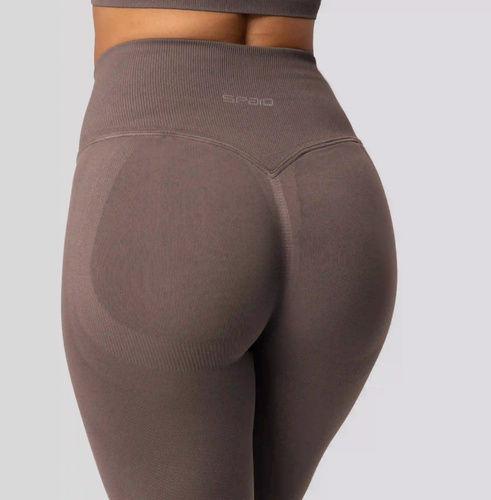 Colanți push-up Spaio PRO talie înaltă modelatori opaci taupe