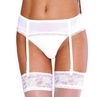 857 Jolie Forex jartieră - alb