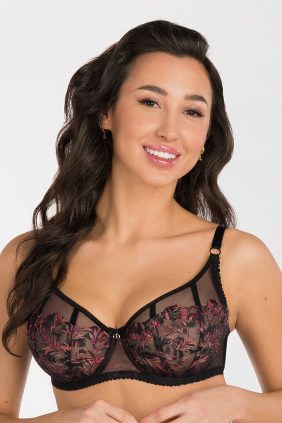 Gorsenia K793 Jenny Sutien balconette - negru