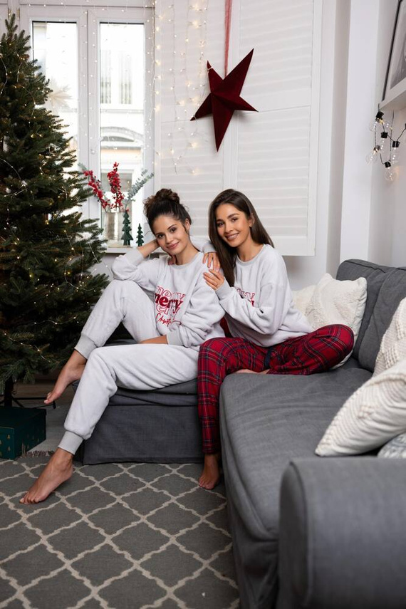 Pijama pentru femei Graciana Soft Sensis - gri