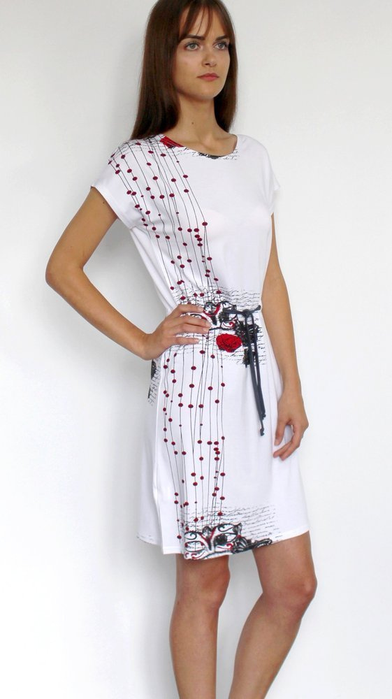 427 Alejandra II Cămașă de noapte Forex - alb