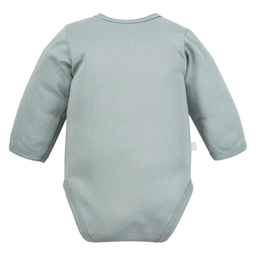 Body bebe Beary Cool Eevi - bumbac, maneci lungi, plic, imprimeu ursuleti