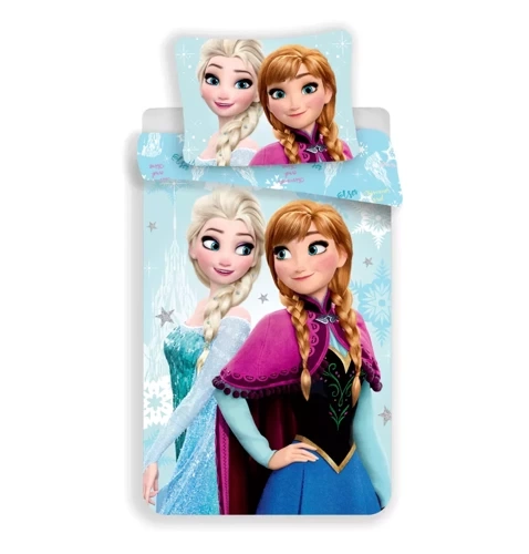 Frozen Frozen Lenjerie de pat bumbac pentru copii Jerry Fabrics albastru