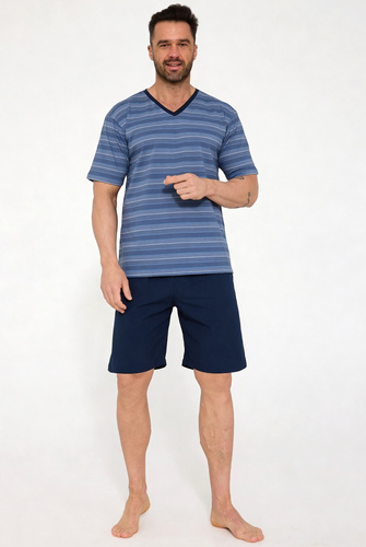 Cornette Various 330/51 – pijama bărbați din bumbac cu pantaloni scurți