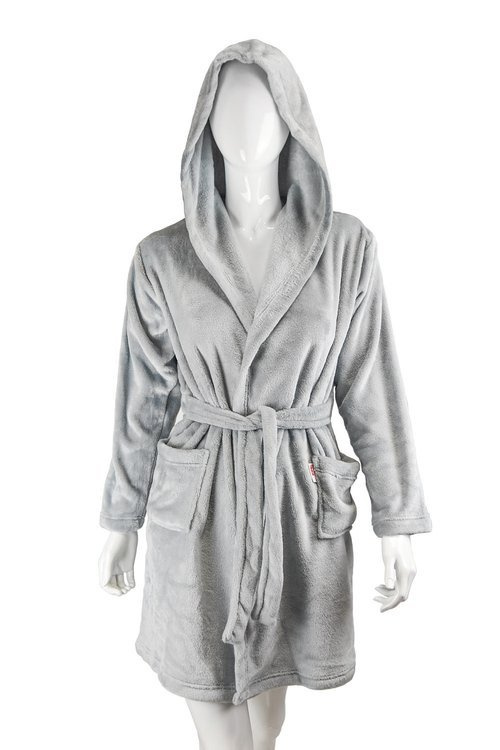 378 Junior Soft Forex halat de baie pentru copii - gri