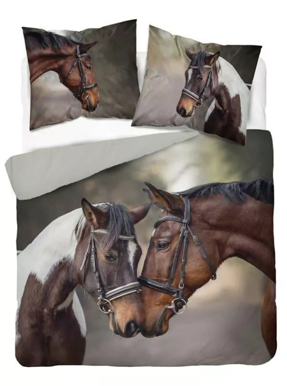 4990 Așternut 3D din microfibră cu motiv de cal – Detexpol