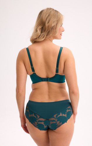 Sutien semi-moale BS 1134 Keto Gaia – Verde, dantelă și microfibră