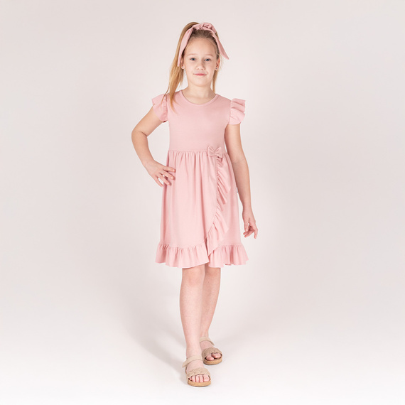 213166 Rochie cu maneca scurta "Nelly" Nicol - roz