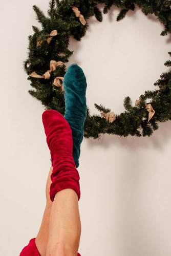 553/554 Wellsoft Smooth șosete de dormit De Lafense - verde